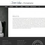 Web Design Portfolio - Jennie Wilson Photography