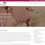 Web Design Portfolio - Leek Osteopathy