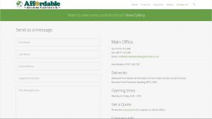 Web Design Portfolio - Affordable Building Plastics Ltd