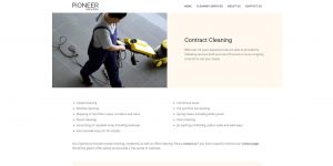 Web Design Portfolio - Pioneer Services