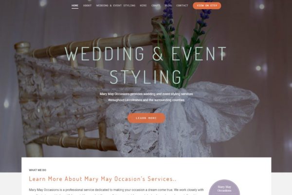 Web Design Portfolio - Mary May